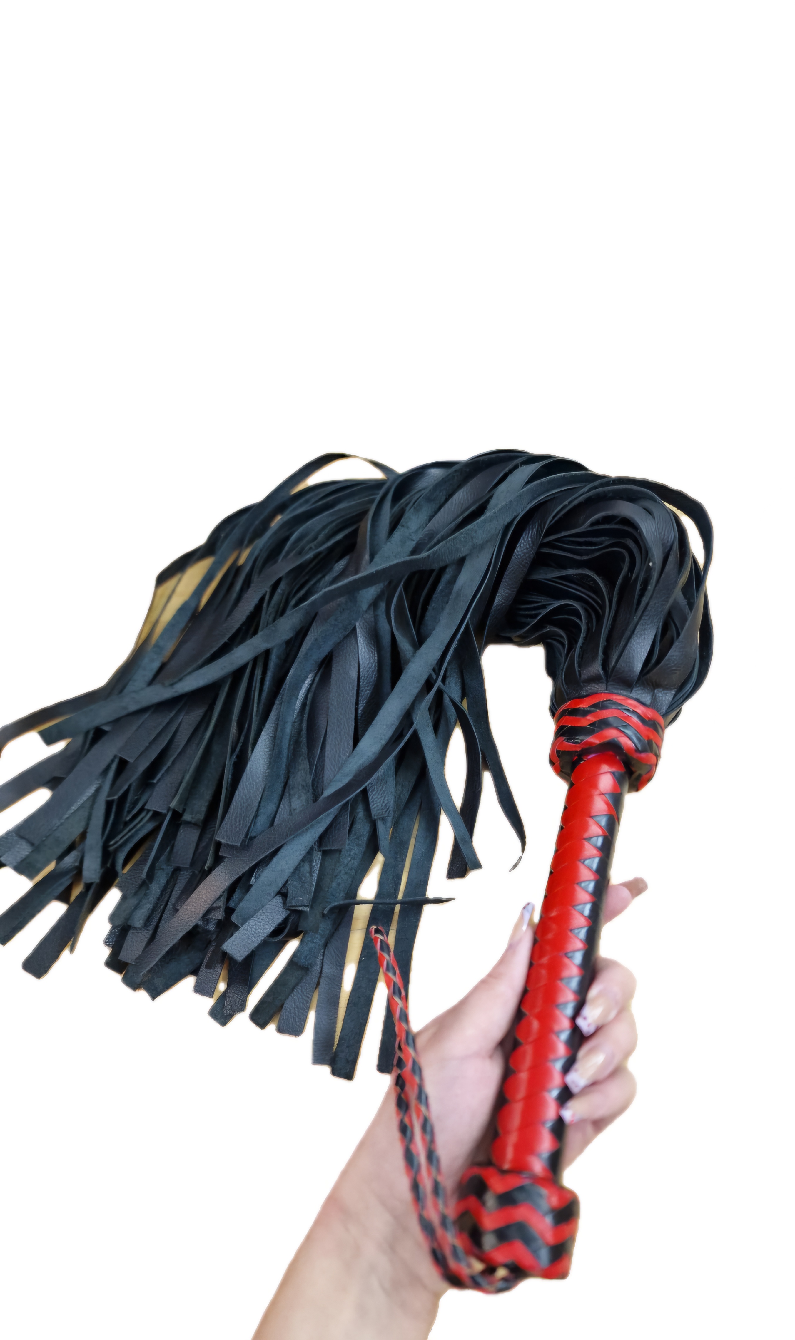 Leder Peitsche - Dildo-Griff Peitsche Leder Peitsche - Dildo-Griff Peitsche