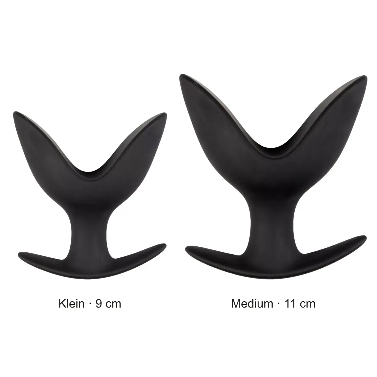 Anker-Analplug aus Silikon in Schwarz – Klein