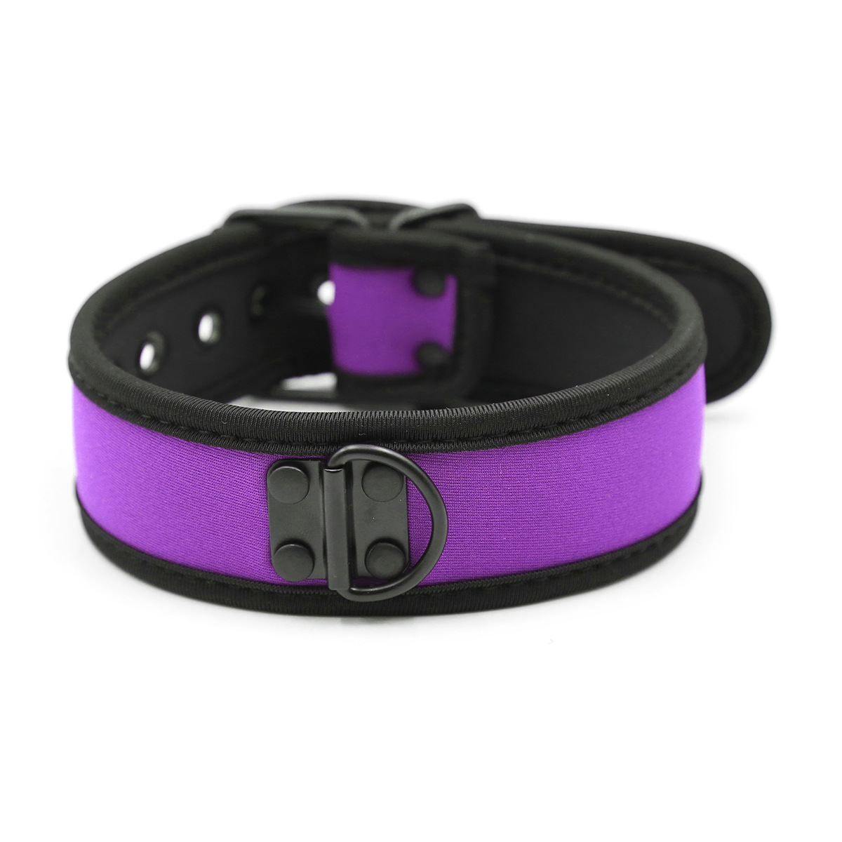 Puppy Play Halsband - Neopren Purple