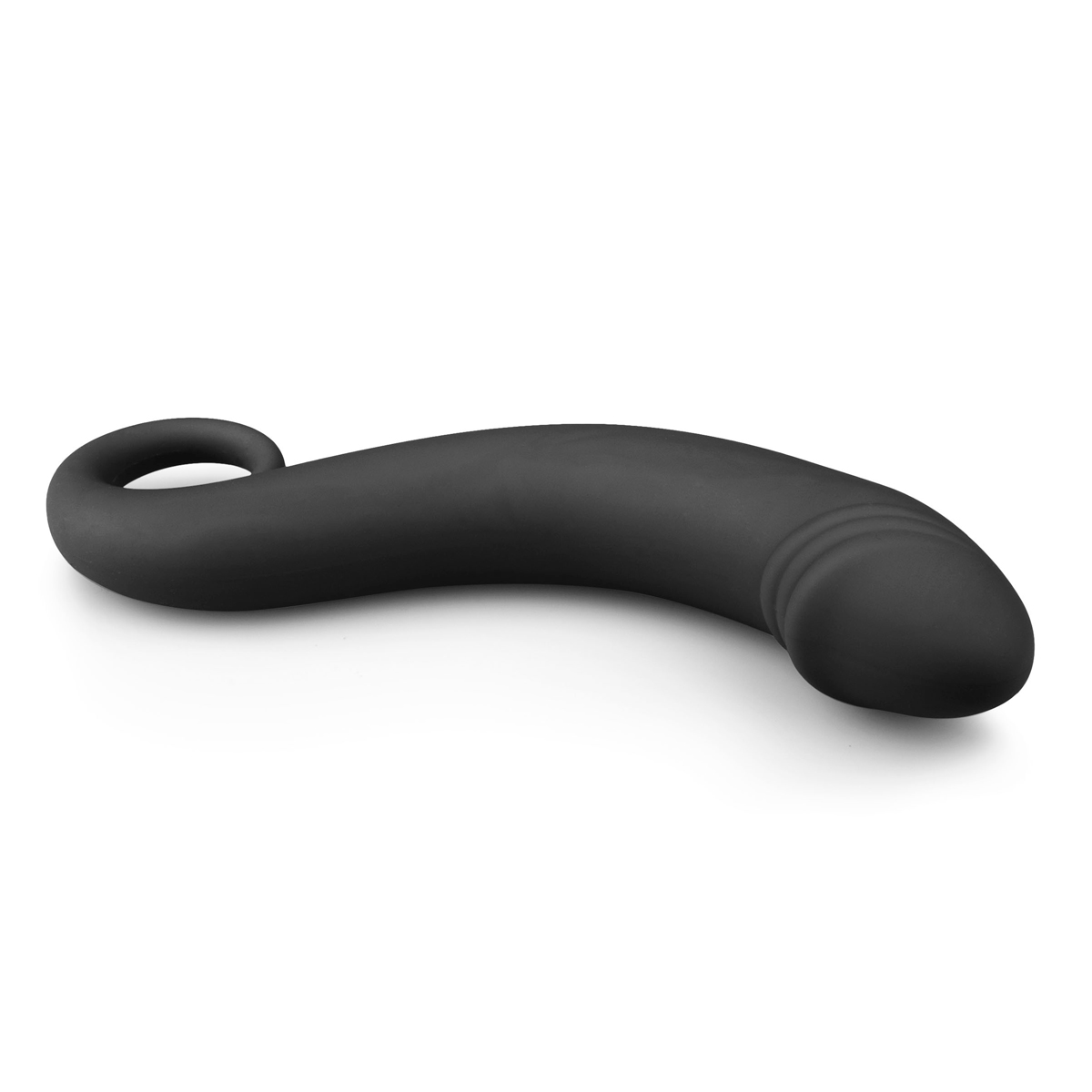 Schwarzer Prostata-Dildo aus Silikon Schwarzer Prostata-Dildo aus Silikon