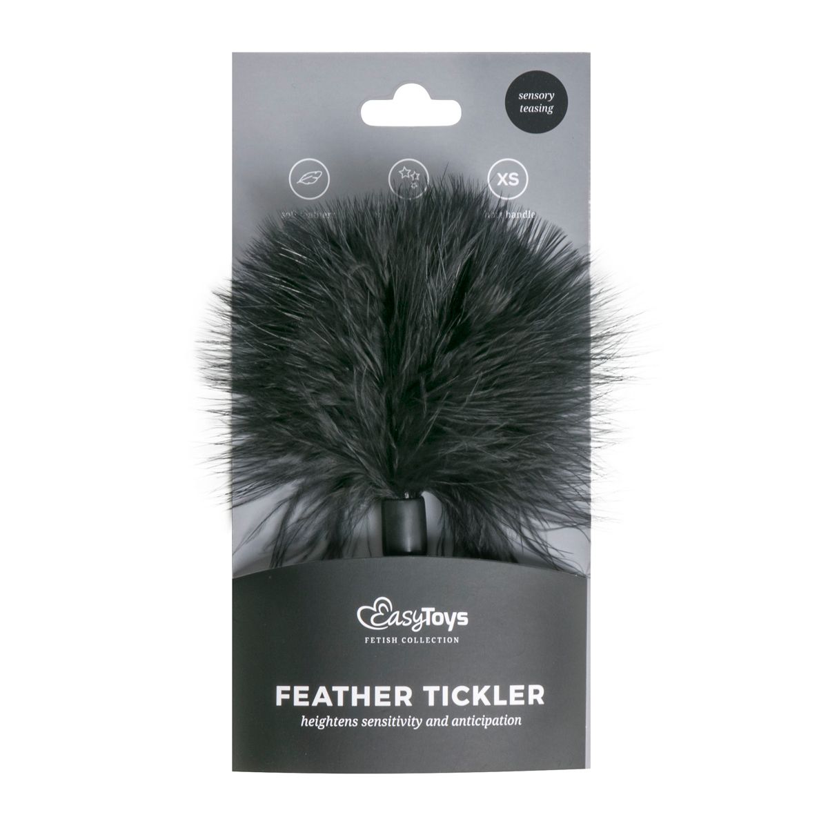 EasyToys Fetish Kleiner Feder-Tickler -Schwarz