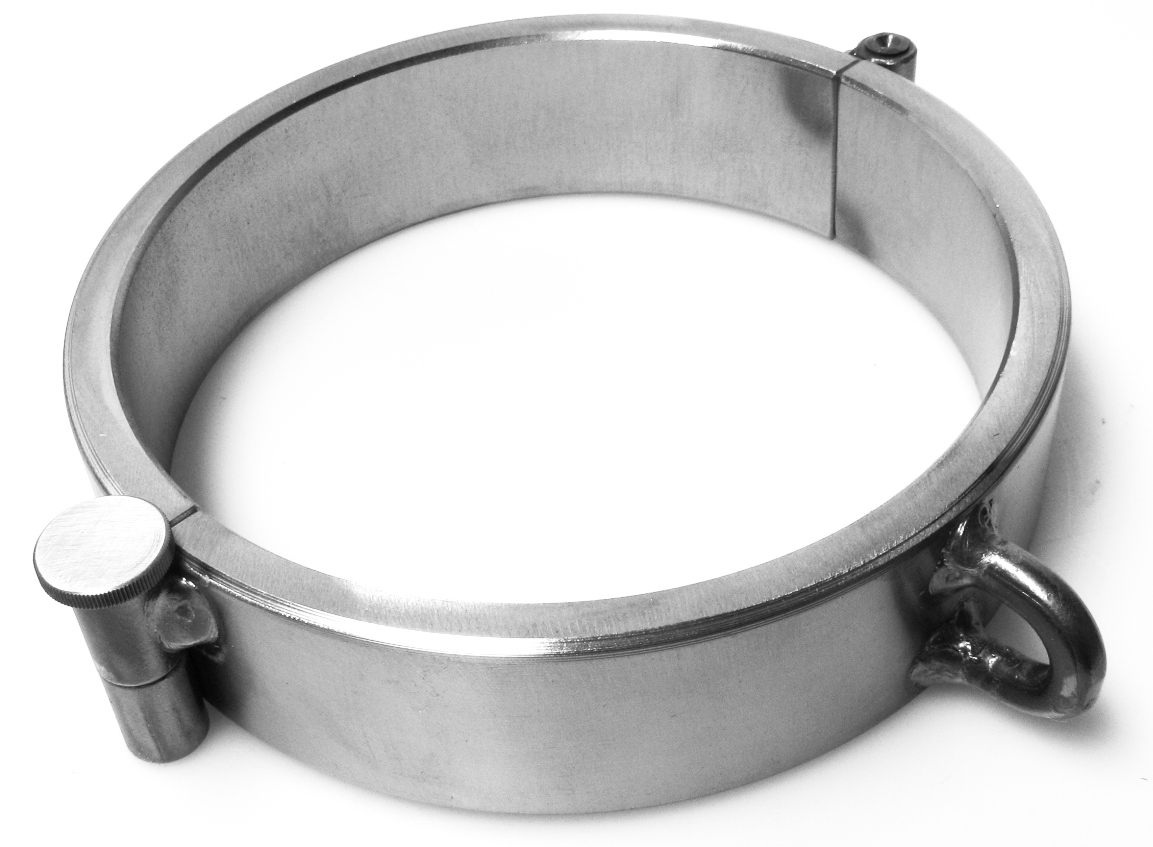 PRANGER METALL - Stahlhalsband gedreht Rändelverschluss