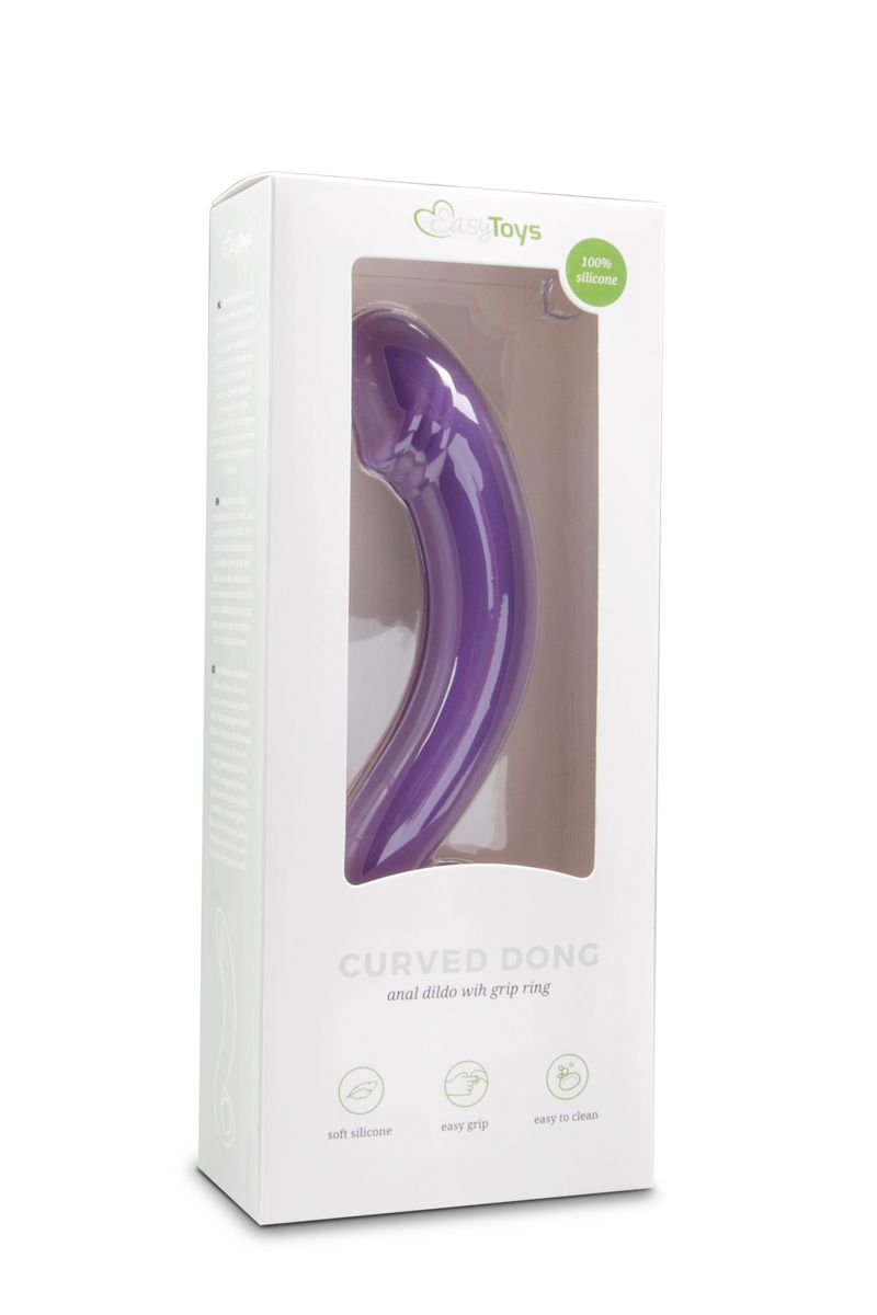 Anal Prostata-Dildo aus Silikon – Lila