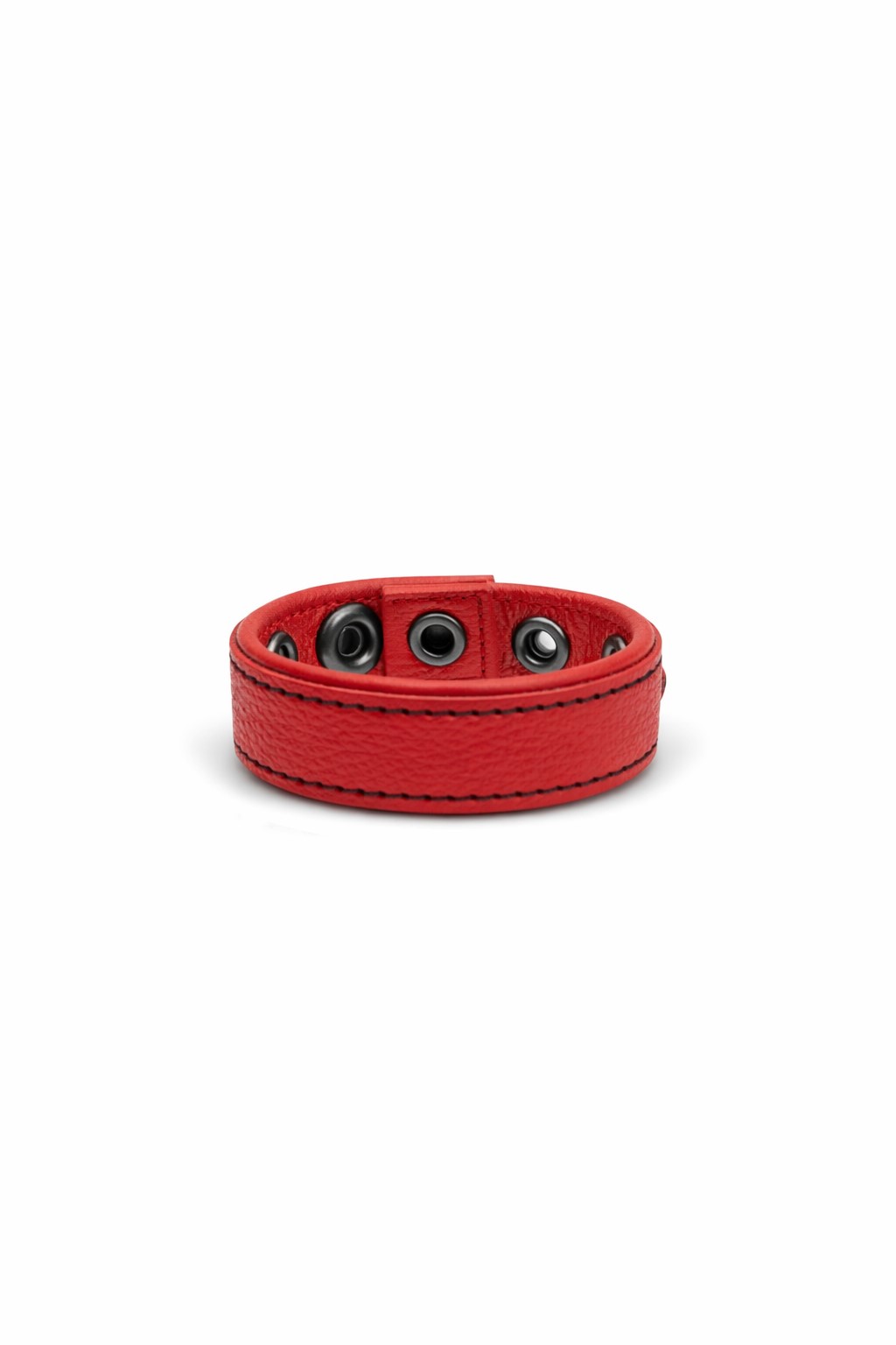 Soft Leder Cockring Red