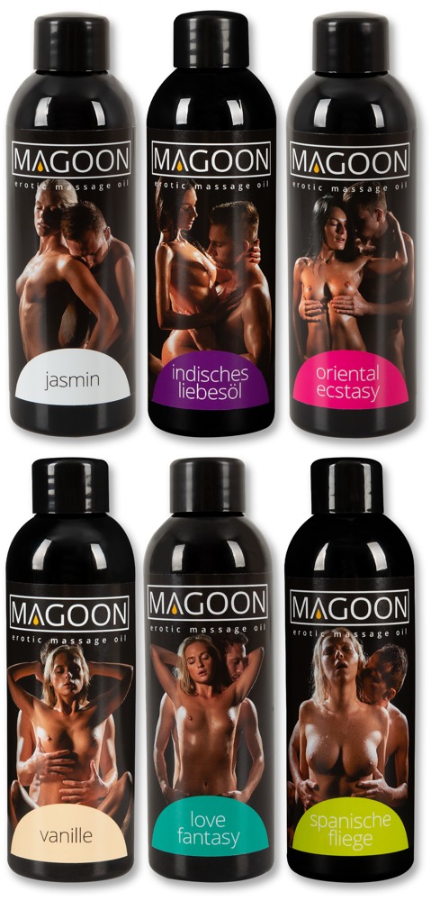 Erotic Massage Oil 100 ml 6er Set