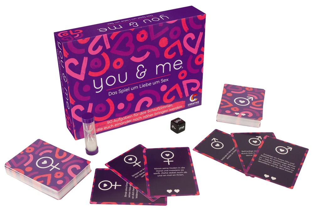 Erotisches Paar-Kartenspiel You & Me
