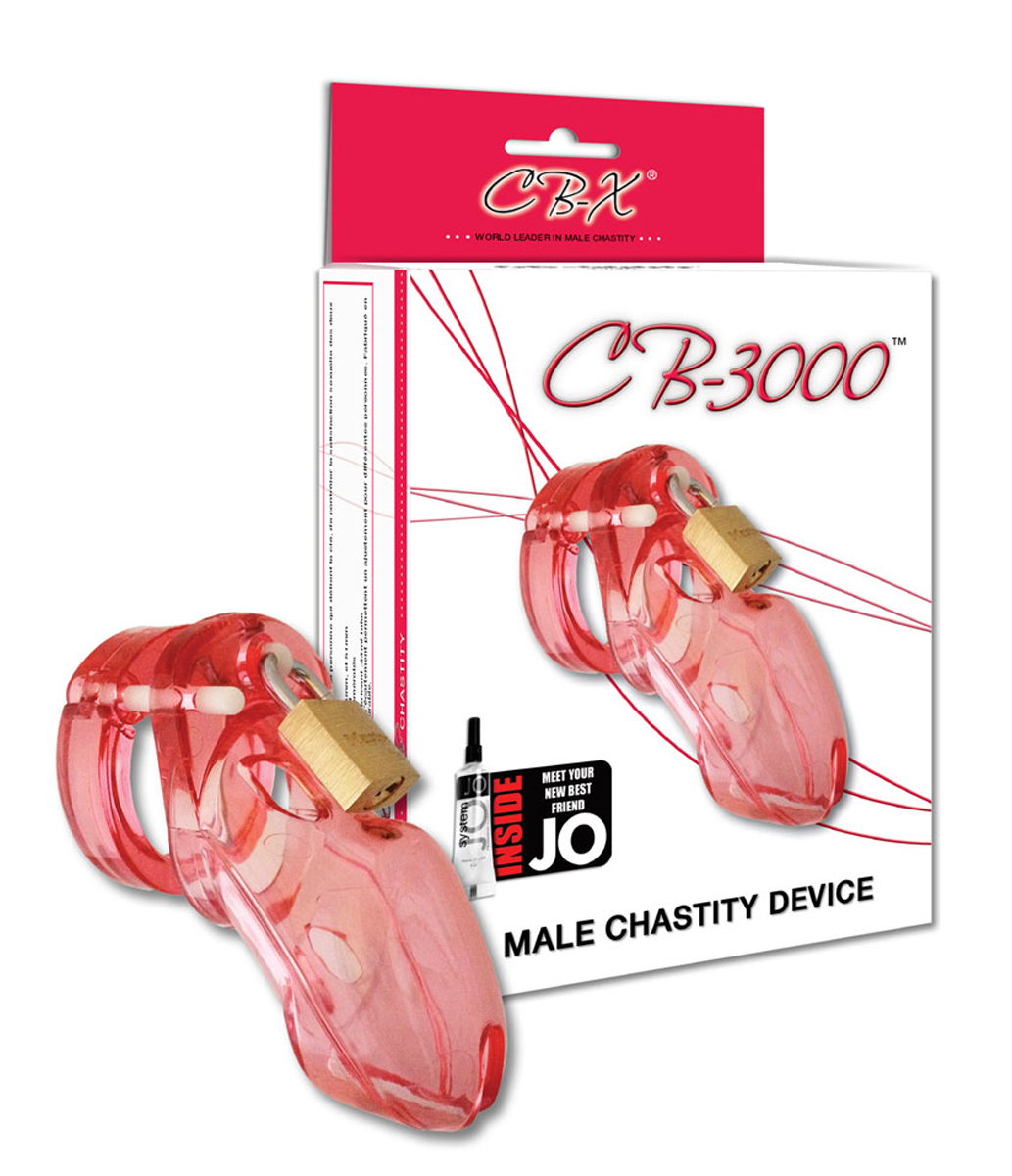 CB-X CB-3000 Keuschheitskäfig – Transparent, Ø 37 mm
