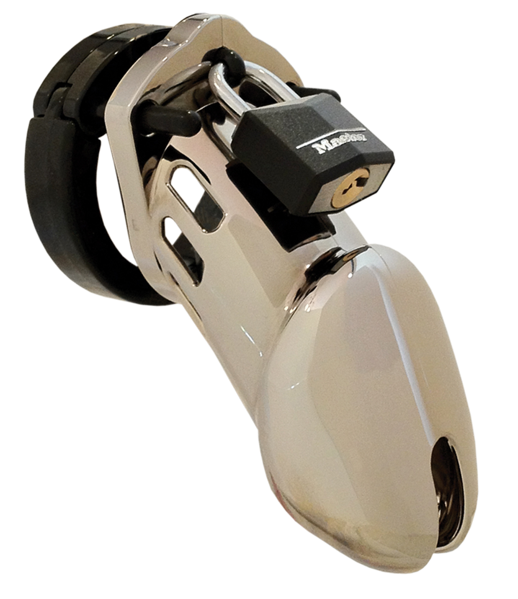 CB-6000 Keuschheitskäfig - Chrom - 35 mm