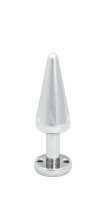 Buttplug aus Aluminium in Grösse M - 14cm hoch, Ø 40mm