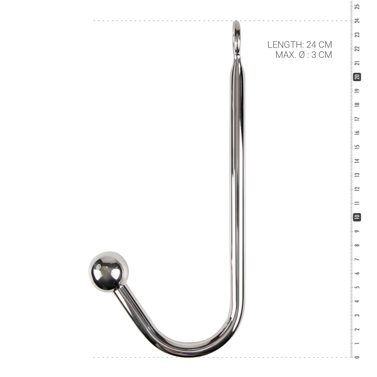 Sinner Gear Anal-Haken aus Metall mit Kugel