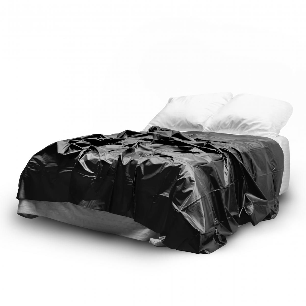 EasyToys Wasserdichtes Vinyllaken – Schwarz