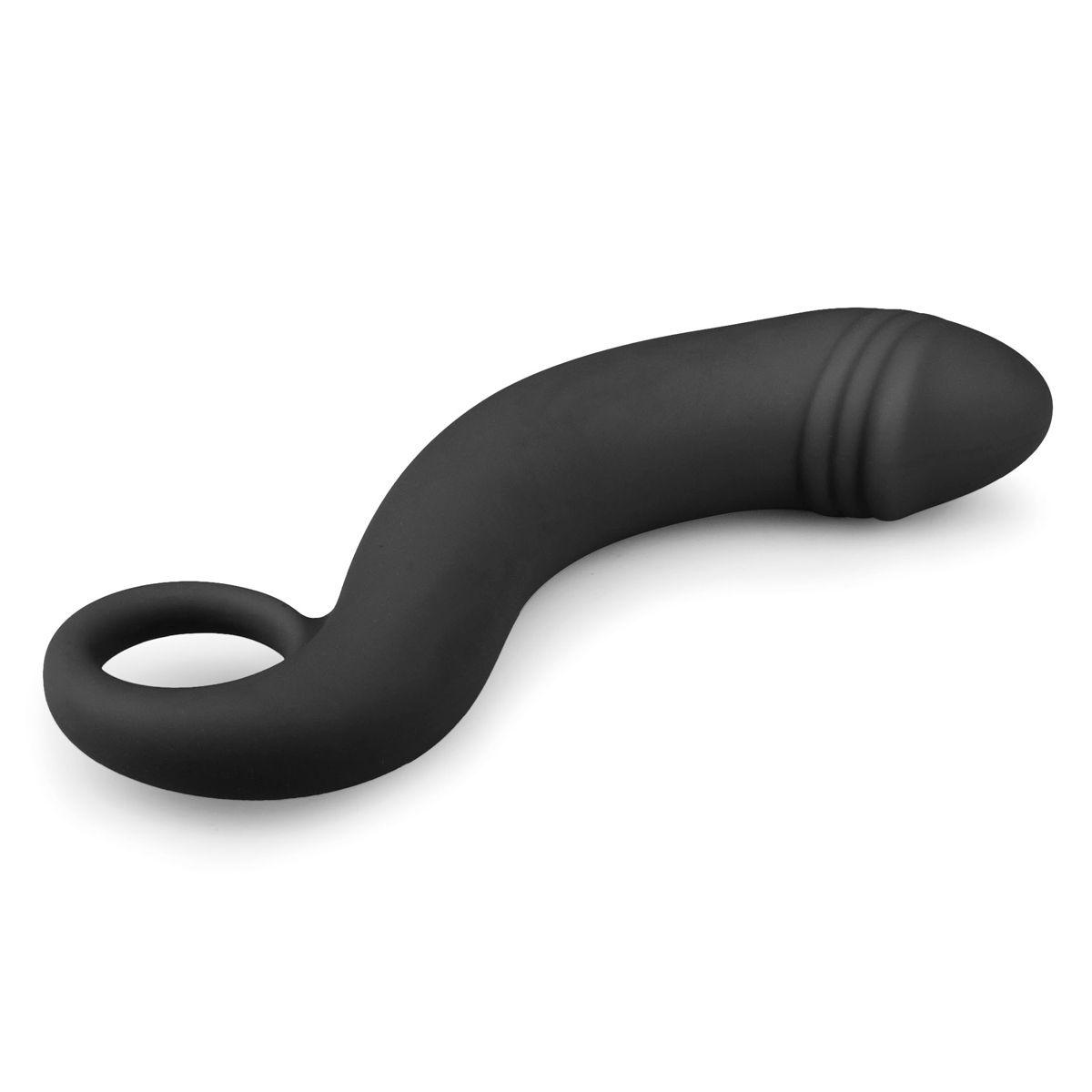 Anal Prostata-Dildo aus Silikon – Schwarz