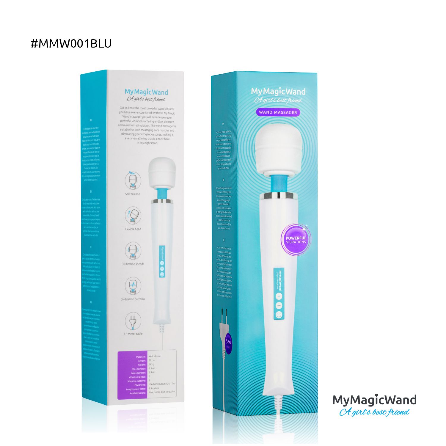 MyMagicWand Wand-Vibrator – Blau