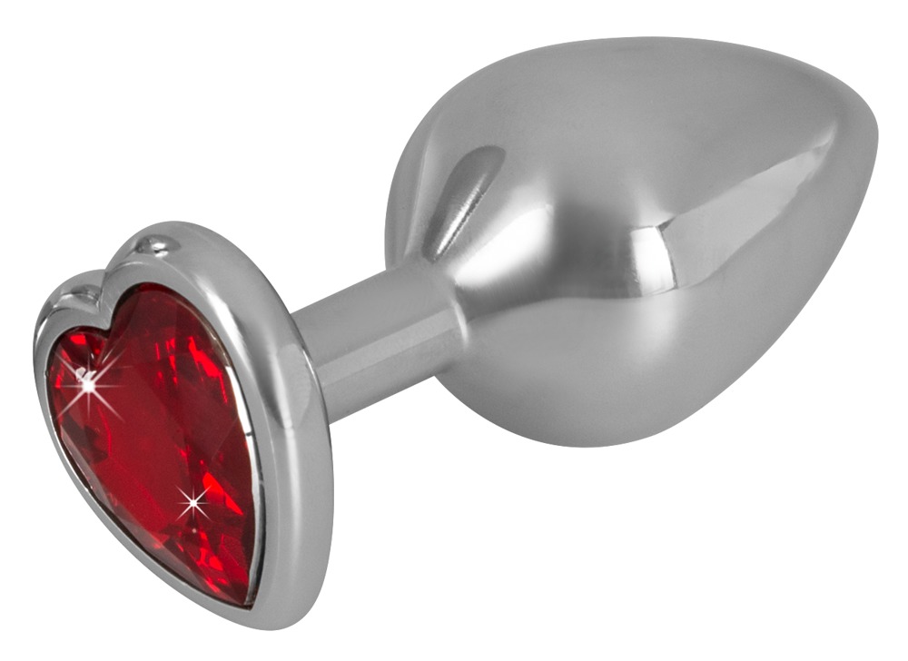 Aluminium-Analplug mit Schmuckstein Aluminium-Analplug mit Schmuckstein